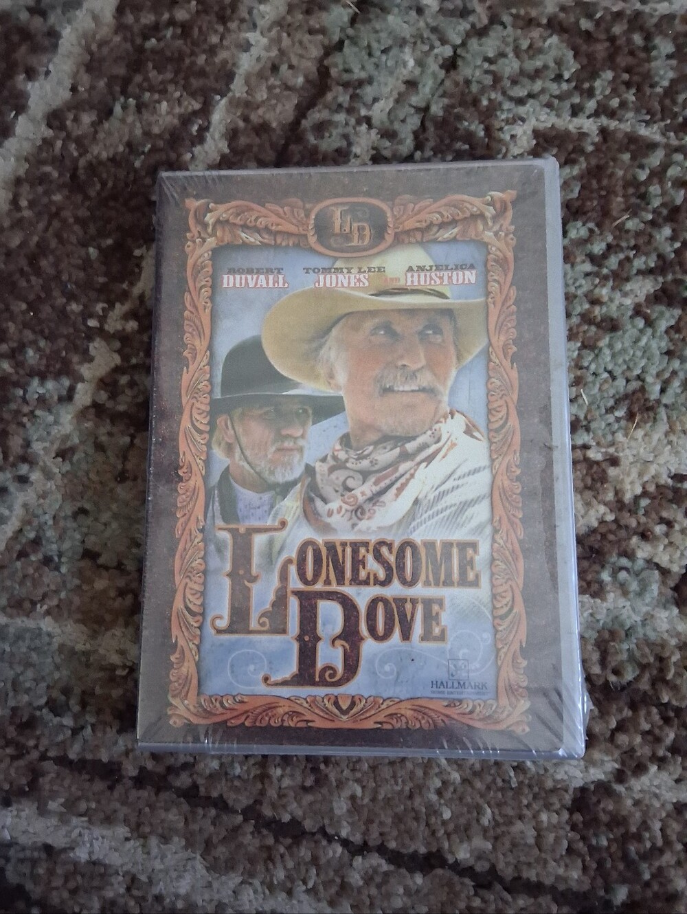 Lonesome Dove Dvd  - Western Artwork (Brown, Cream, Blue)